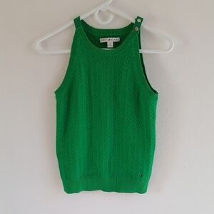 Vintage Tommy Hilfiger Medium Cable Knit Sweater Tank Top Y2K